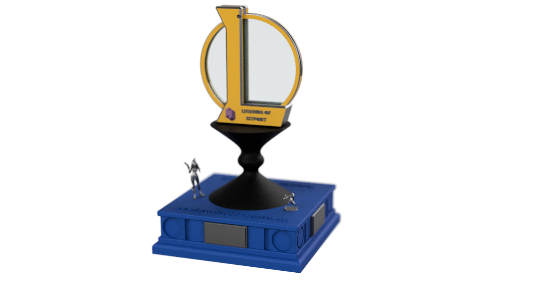 Colored Trophy Model